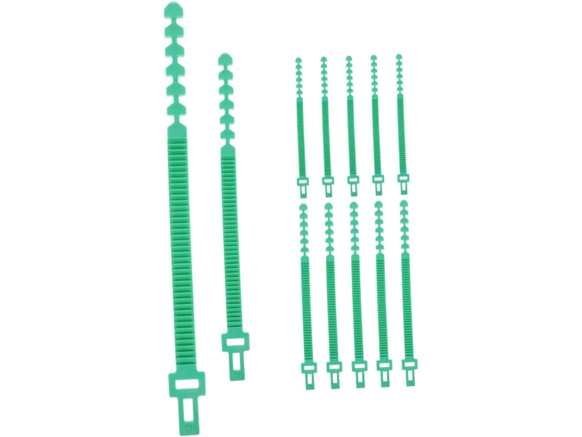 Conjunto De 12 Amarras Reutilizáveis E Flexíveis Para Plantas De Jardim E Tomates.