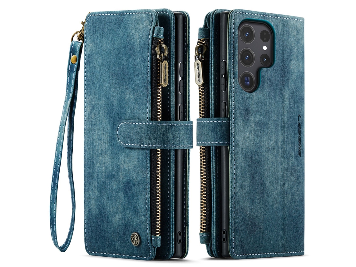 Capa Flip Para Celular, Nova Capa De Couro Para Cartão.azul - Iphone 16 Pro
