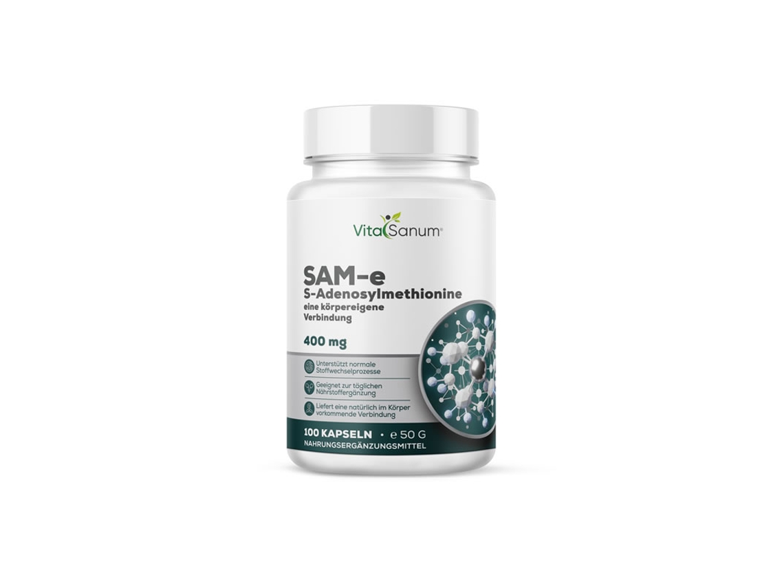 Vitasanum®- Sam-e (s-adenosylmethionin) 400 Mg 100 Kapseln