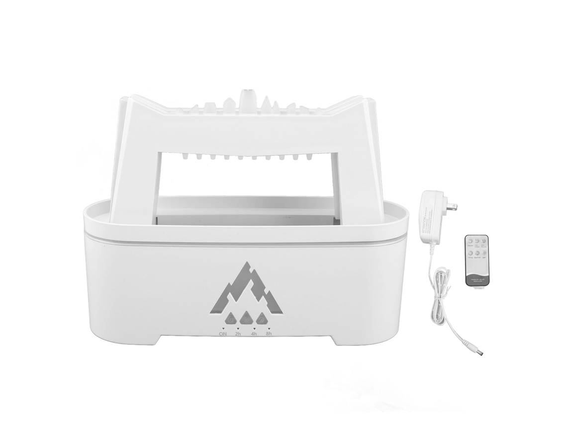 Laxiscreed Aromatizador Com Luzes Coloridas, Controle Por Timer E Umidificador Magic City Volcano Cloud Raindrop