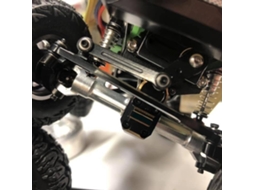 Mali conjunto de Vínculos de Direção de Alumínio Compatível com Carro Rc 1/24 Axial Scx24 90081 Axi00005 C10 Axi00006 Axi00002
