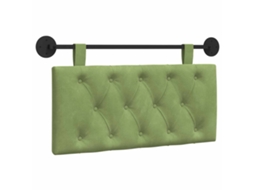Conjunto 1 Cabeceira Moderna Vidaxl Verde Veludo (90 X 55 X 7 Cm)