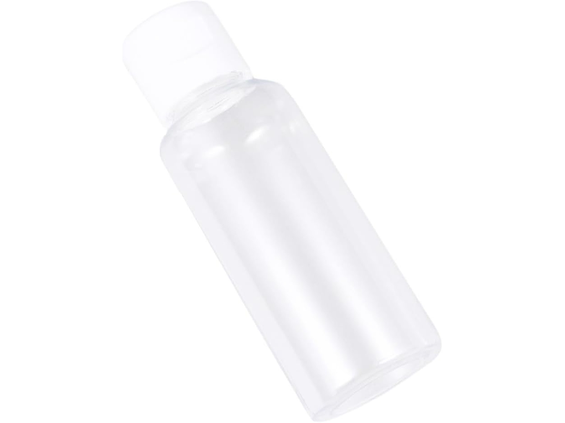 Frascos Cosméticos Leves, Pacote Com 25 Unidades, 50ml, Plástico, Com Tampa Flip-top.