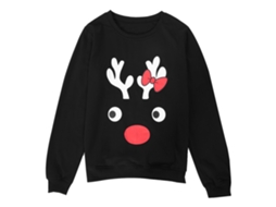 Blusa De Natal Feminina Laxiscreed De Manga Longa Com Gola Redonda Para Mulheres