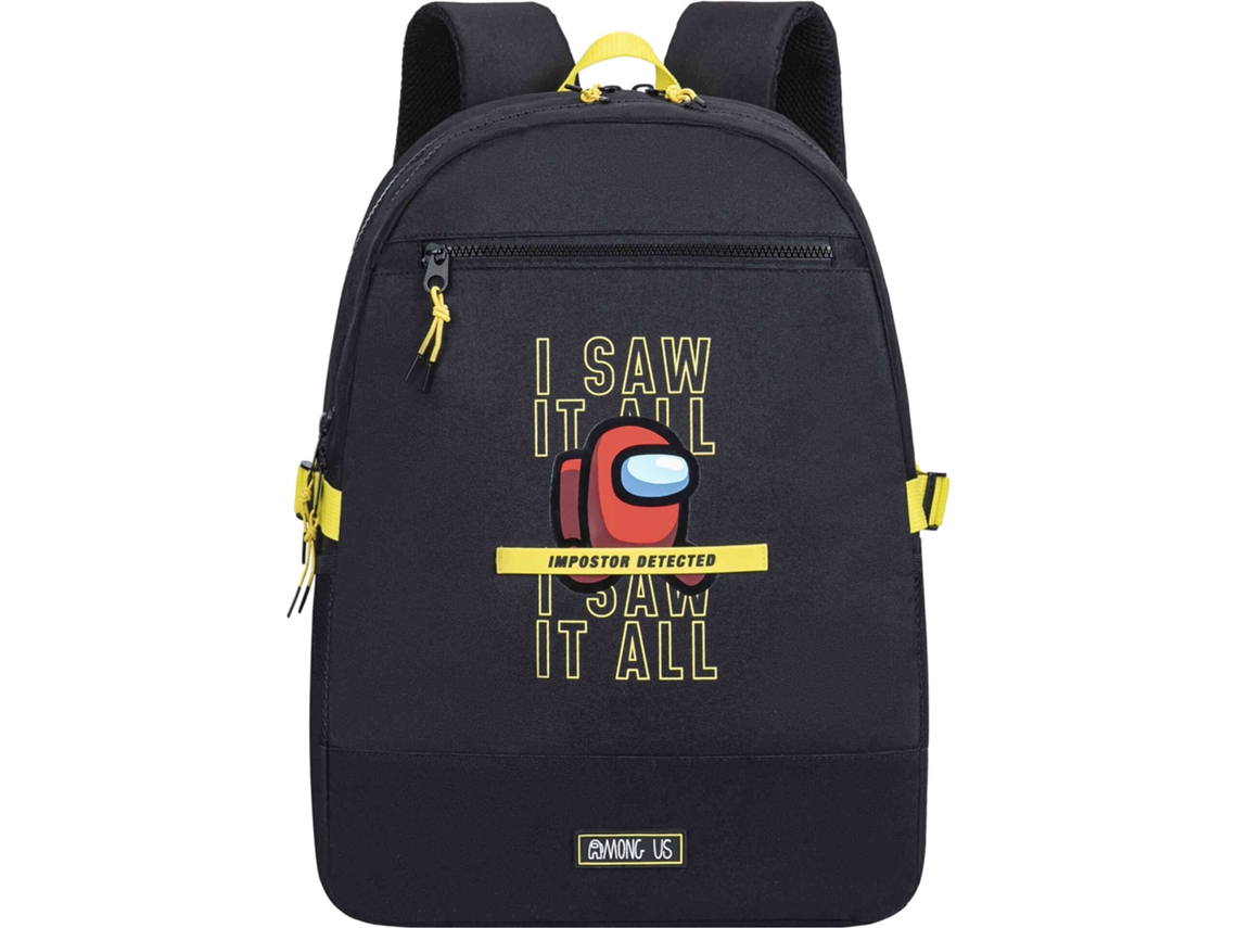 Mochila Preta Impostor Detected Among Us