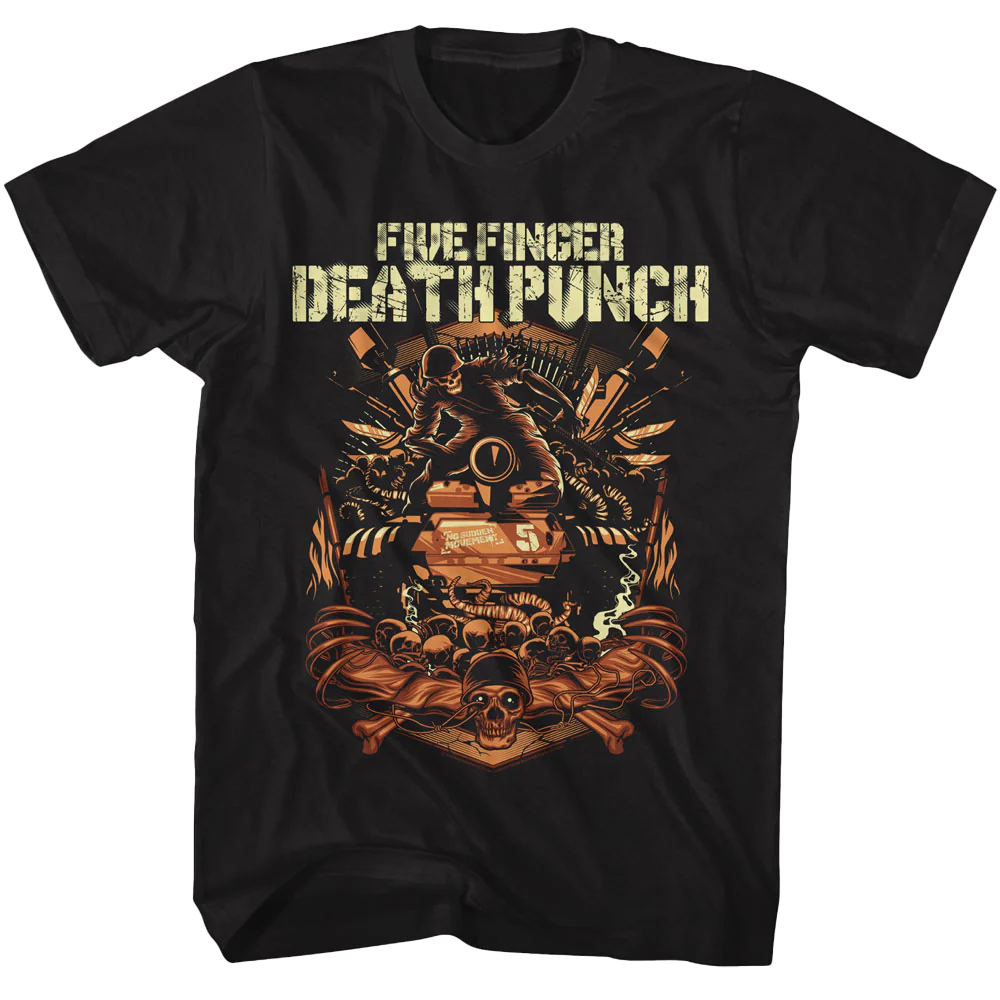 Five Finger Death Punch Tank T-shirt Unisex Rockinstone Size:m
