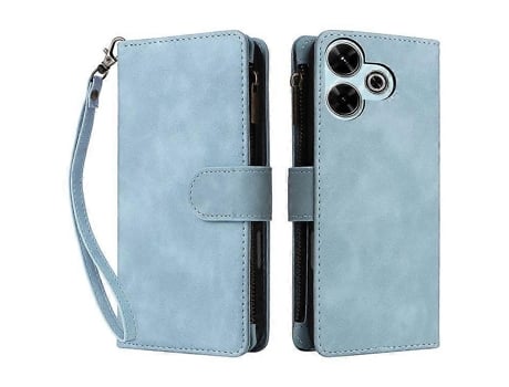 Para Xiaomi Redmi 13 4g/ 5g Case Zipper Wallet Vários Slots Para Cartão Capa De Couro Para Telefone