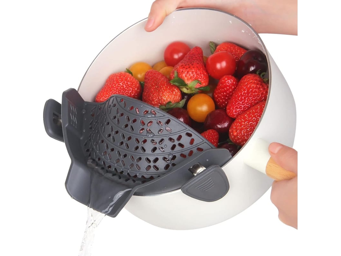 Coador Clip Para Panelas E Tigelas De Silicone Resistente Ao Calor, Para Carne Legumes Frutas
