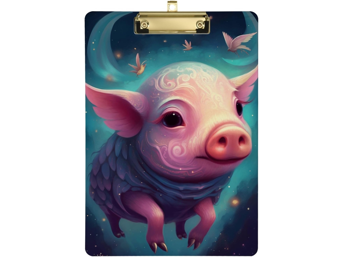 Prancheta De Plástico Com Desenho Anjo Voador, Ideal Fonoaudiologia, Patologia E Uso Diário