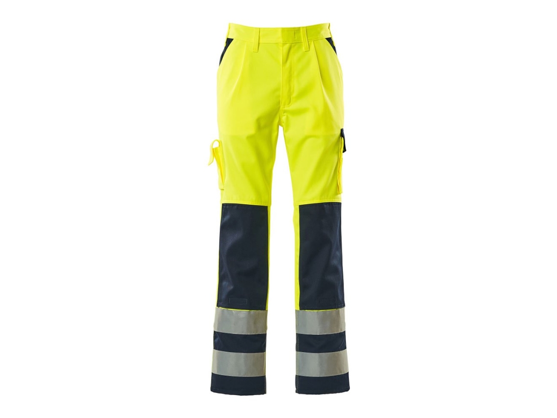 Calças Grandes Com Bolsos Para Joelheiras Safe Compete 07179 Amarelo 48 / 30 MASCOT
