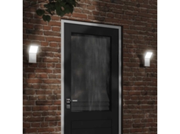 Vidaxl Candeeiros Parede Led P/ Exterior 2 Pcs Alumínio Fundido Branco