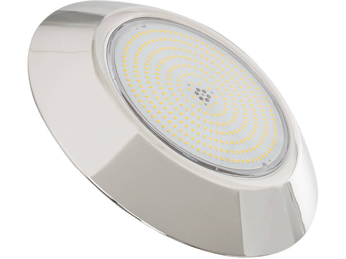 Foco Led Submersível Para Piscina, 3000k, 12 V Ca/cc, Ip68, Aço Inoxidável, 24 W, Xtrapool 3000k Branco Quente