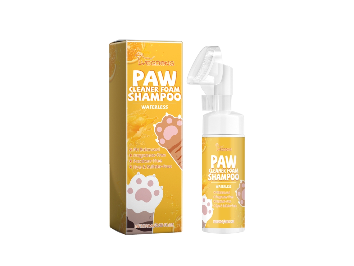 Limpador Eficaz Espuma Patas Pet Prático