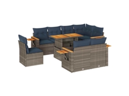 Garden Sofa Set, Garden Sofa Sets Vidaxl Cinzeto Rattan / Vime (n/a)