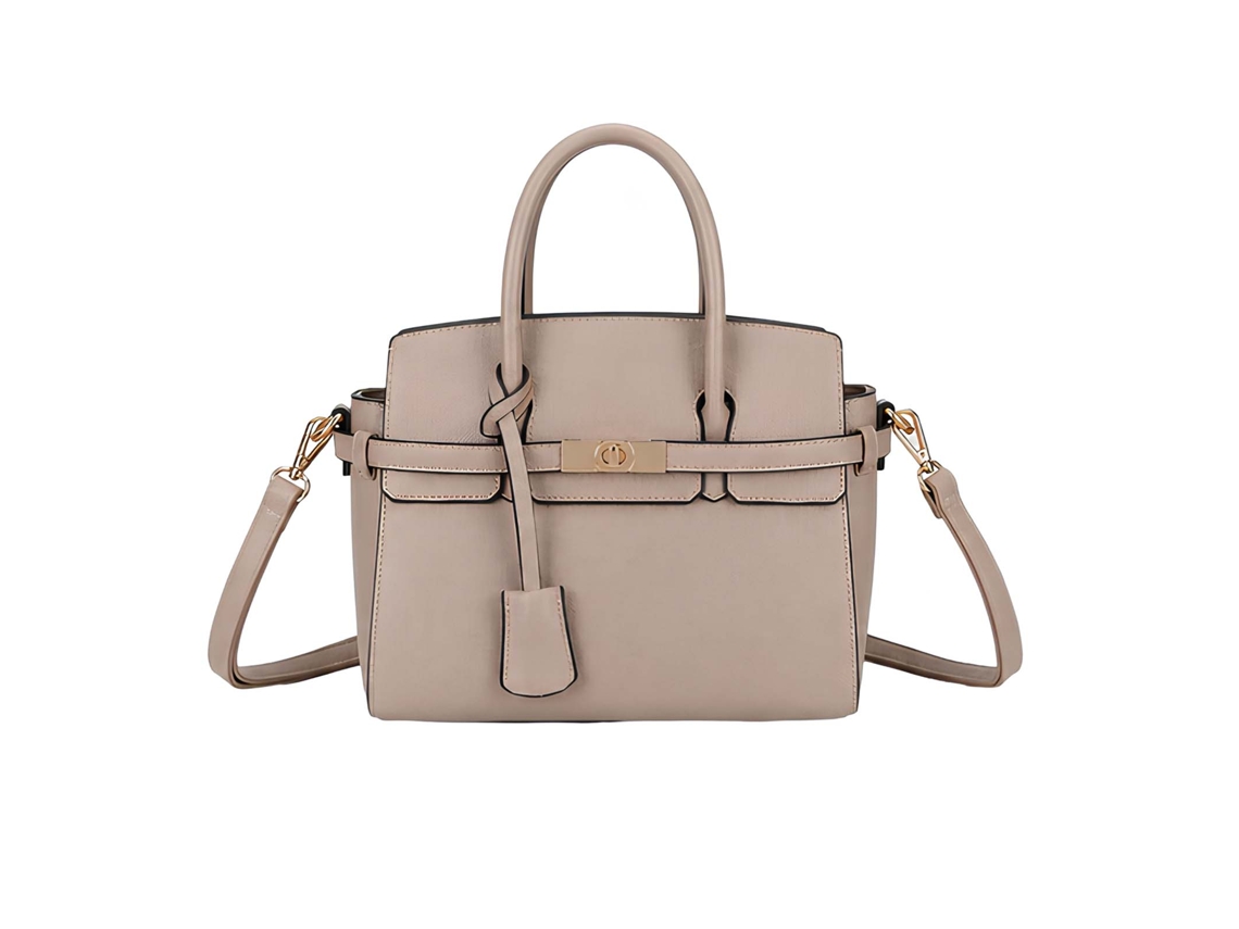 Bolsa de Mão Camélia para Mulher Efeito Pele Mate com Design Estruturado GALLANTRY