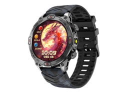 Smartwatch Yizhood Kc86 1.43 Inch Bluetooth Chamada Monitorização Da Saúde 450mah Longa Espera (android E Ios Preto)