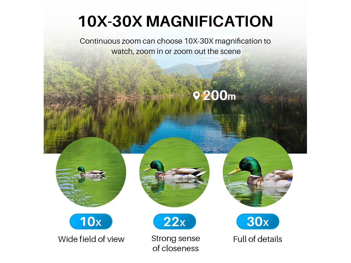 Binóculos Para Adultos E Crianças, Compactos Impermeáveis Para Observar Aves E Caçar