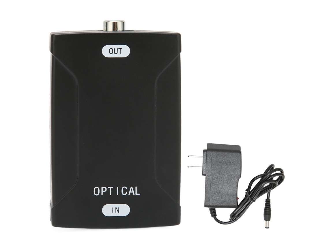 Conversor de Áudio EOOCOO Óptico para Coaxial 24bit Alta Definição