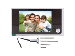 Visor de Porta Digital Lcd 3,5 Polegadas Câmera Monitoramento Ângulo 120 Graus