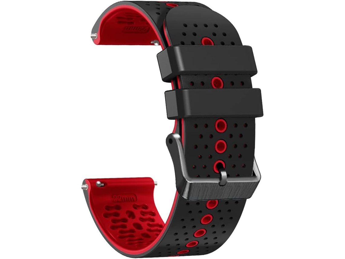 Pulseira de nylon de 22 mm leve e resistente à água com fivela de aço inoxidável S/MARCA