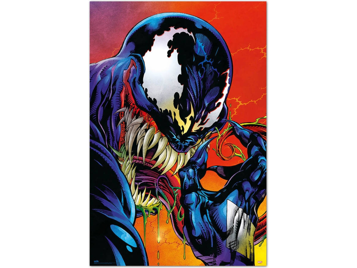 Poster Venom Comic Book Capa Marvel Comics