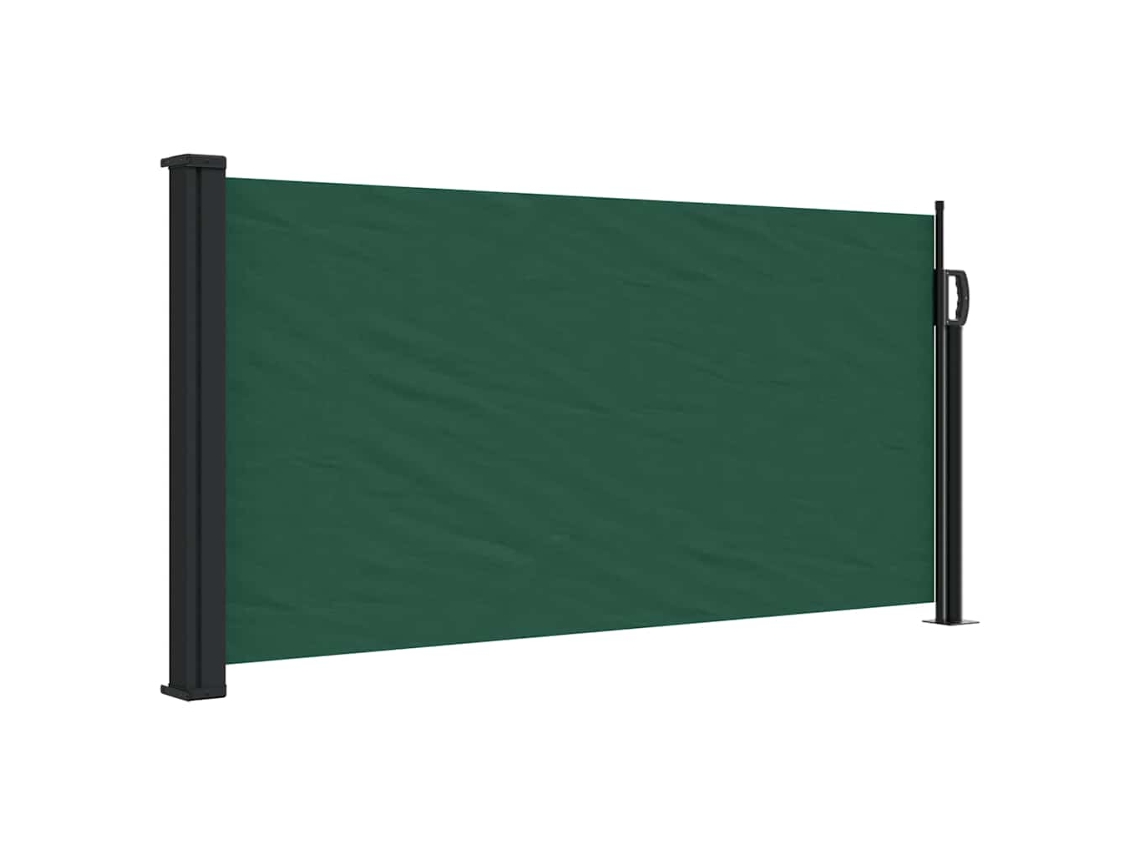 Maison Exclusive - Toldo Lateral Retrátil 100x500 Cm Verde-escuro