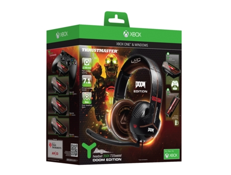 Auscultador Gaming THRUSTMASTER Xbox One Y-350X SOM 7.1 DOOM — PS4/Xbox One/PC | Com micro