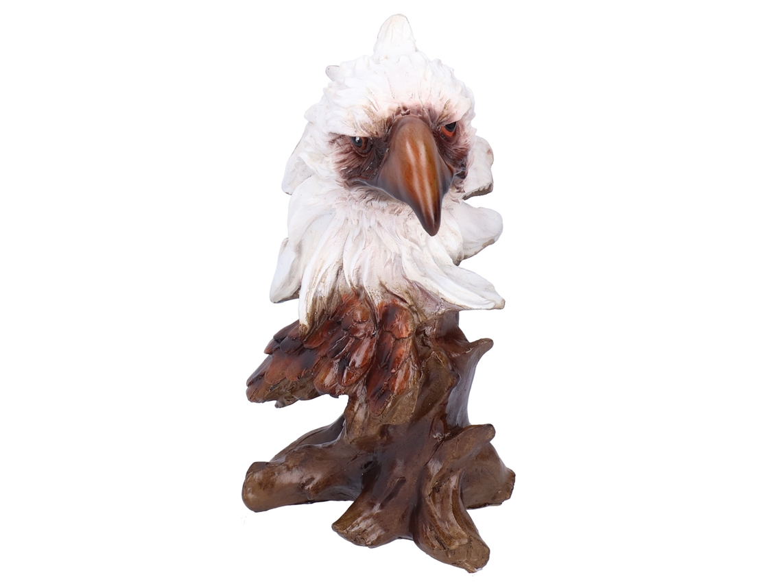 Escultura de Resina de Águia LAXISCREED para decoração de casa e escritório, 26,5x17x15cm