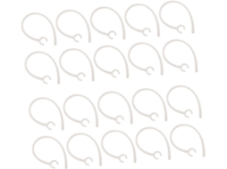 Tehaux 50 Pièces Crochets D'oreille Para Écouteurs, Diamètre Intérieur 6mm,