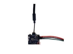 Transmissor Fpv Ewrf 5.8ghz 48ch Vtx 200mw Preto Com Câmara Fpv Analógica 1200tvl E Campo De Visão De 120° Compatível Com Tbs Para Mini Drones Fpv