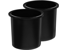 Conjunto De 2 Porta-copos Embutidos De Plástico, 108 Mm De Diâmetro, 90 Mm De Diâmetro Externo.