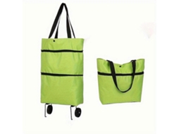 1 Bolsa Dobrável, Pequena para Carrinho, Grande para Compras no Supermercado, Carrinho de Compras Portátil com Design Artesanal GOKOCO
