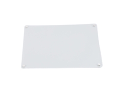 Pizarra Borrable Acrílica Transparente Magnética 40x30cm Bordes Redondeados Para Oficina Escuela Hogar