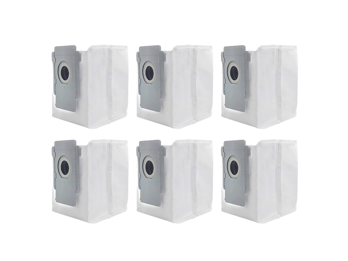 Bolsas de Poeira para Irobot Roomba I7+ I3+ I4+ I6+ I8+ S9+ J7+ Base, 6pcs