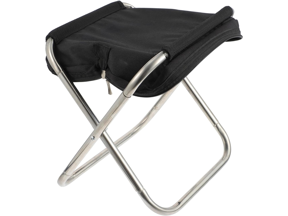 Suporte de Bagagem Alipis em aço inox, aço, Pe, dobrável, portátil, durável para atividades