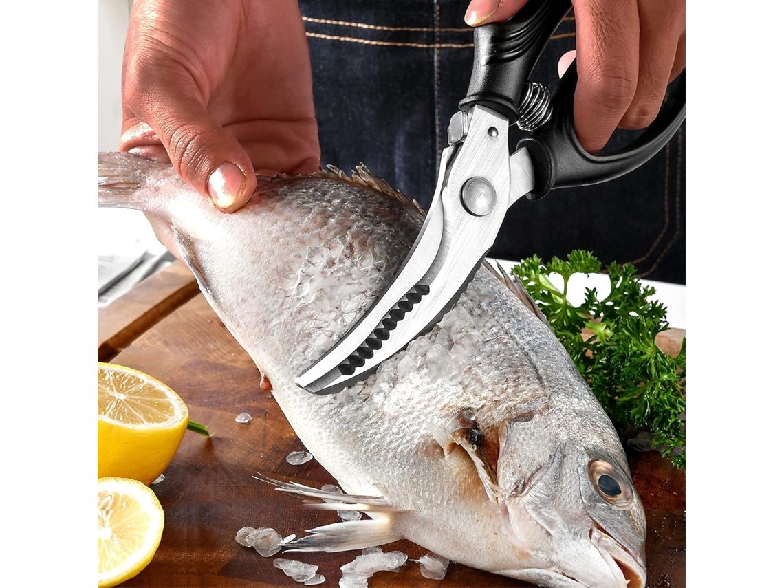 Lurelia Tesoura Aves Com Mola Frango Peixe Carne
