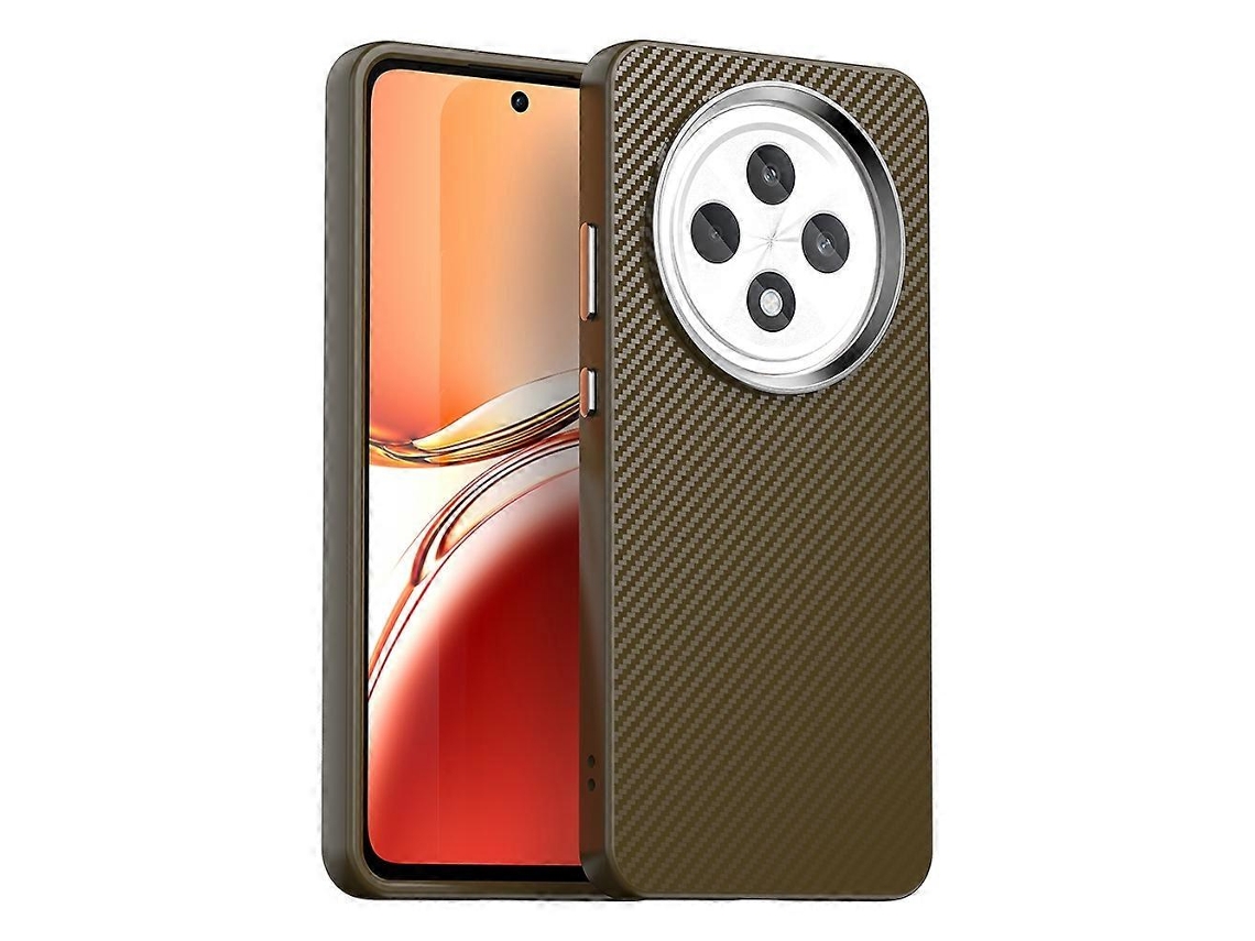 Capa De Celular Imd Série Fibra De Carbono Para Oppo Reno12 F 5g