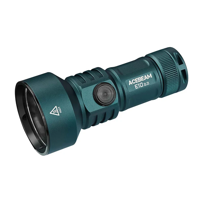 (verde) Lanterna Edc De Longo Alcance, Lanterna Compacta Recarregável Via Usb, Ideal Para Camping.