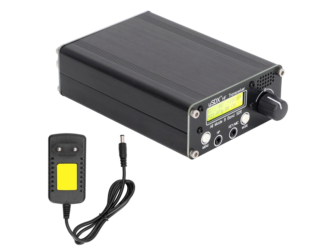 Rádio Transceptor Sdr De 8 Bandas Com Lcd, Modo Completo Hf Ssb Qrp, Conector Bnc, Plugue Eu 100‑240v