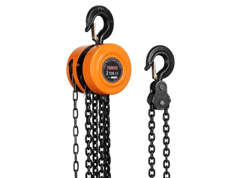 Talha De Corrente Manual, 2.000 Kg, Máx.altura De Elevação 3 M, Corrente G80 Teeno