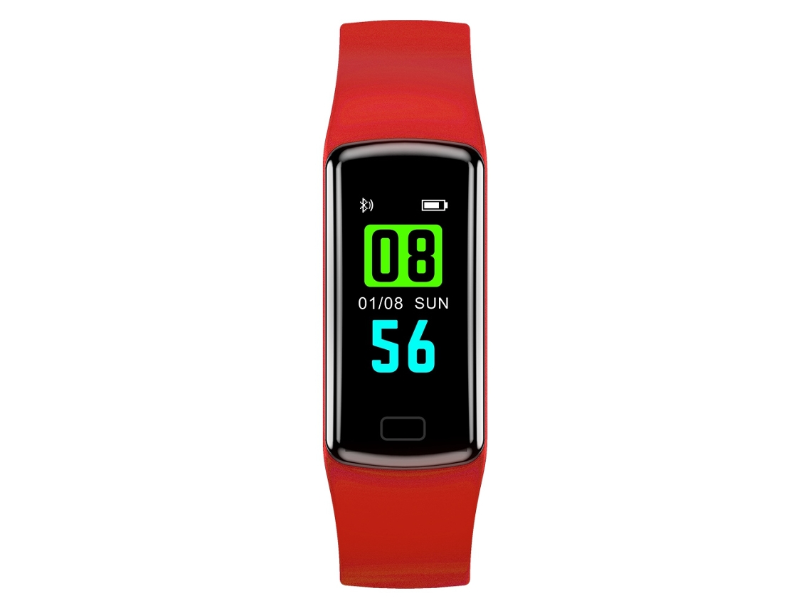 Pulseira inteligente F1 Plus com monitor de frequência cardíaca e sono EOOCOO