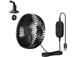 Ventilador Usb Para Carro, Silencioso E Potente