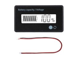 Aetheria monitor de Capacidade de Bateria com Alarme Sonoro luminoso e Display Lcd 12 84v Luz Branca