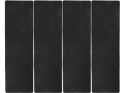 Divisórias De Mesa Estudantes Lurrose 4-painel Divisório Com Pastas Privacidade 43x 35x 33cm 17x 14x 13, Fácil De