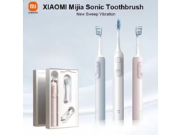 Rosa Xiaomi Escova Dentes Elétrica Oscilante Ângulo Duplo Indicador Área Bateria 180 Dias Ipx8 3 Modos Limpeza