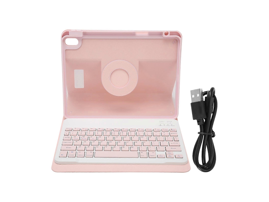 Capa Para Teclado De Tablet, Capa Removível E Giratória Para Teclado Sem Fio Bluetooth Para Air4/air5 De 10,9 Polegadas, Rosa Ly Ebike