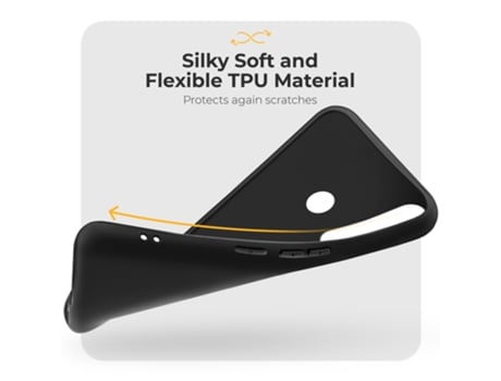 Capa Série Fina Acabamento para Honor, Huawei Huawei P Smart Z / Honor 9X MOOZY Textura Macia Preto