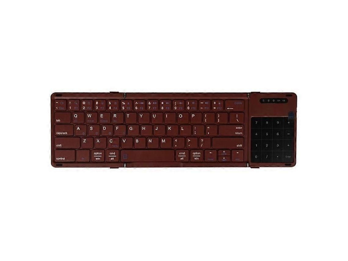 Teclado Bluetooth Portátil Dobrável B077t com Touchpad TAISHENGDA