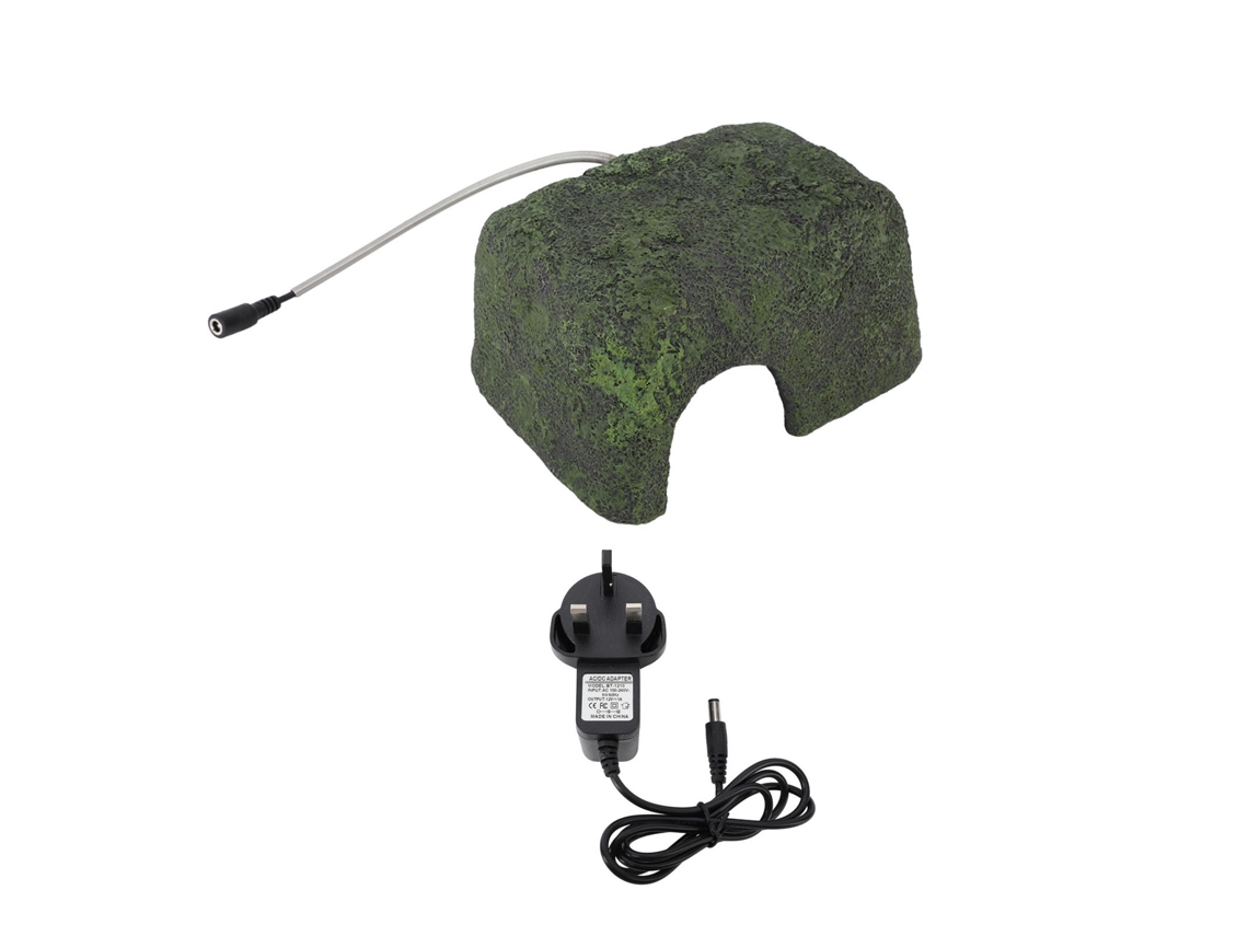Primerox Aquecida Cavern para Répteis com Fonte de Alimentação de 12V