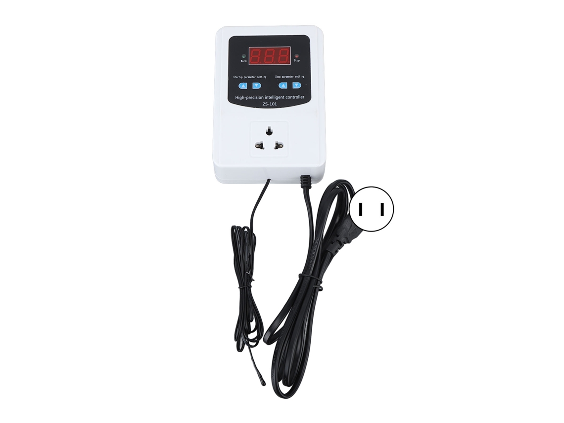 Controlador inteligente de temperatura e umidade digital 1500w com LCD | S/MARCA